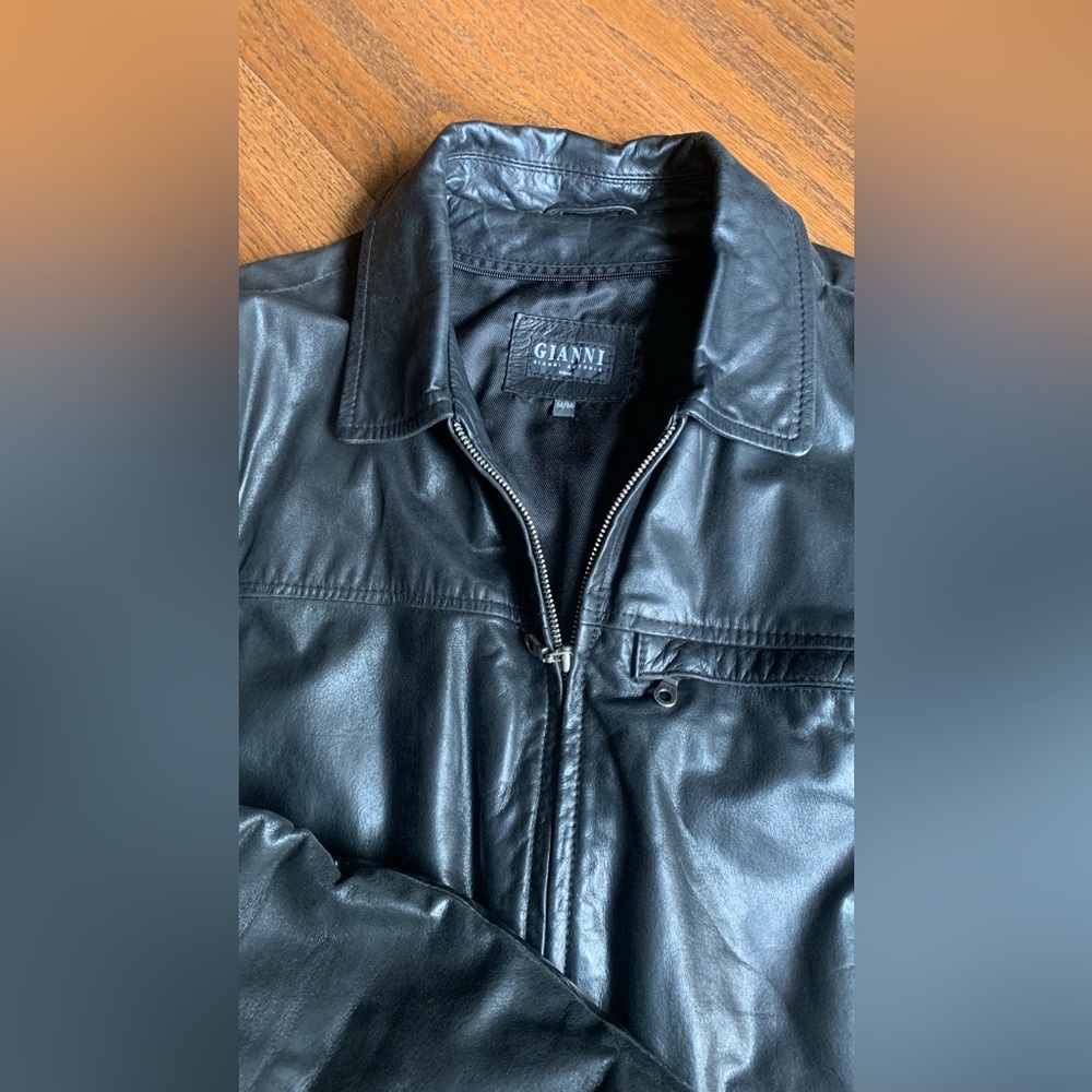 Gianni leather jacket size M